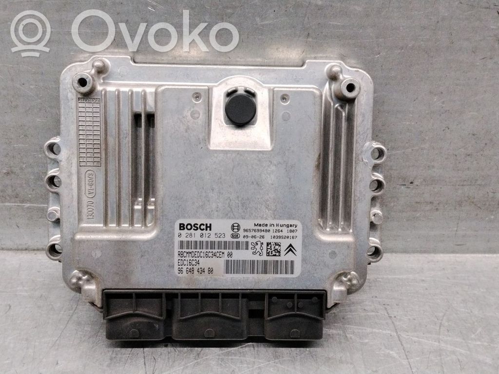 Citroen C3 Pluriel Dzinēja vadības bloks 