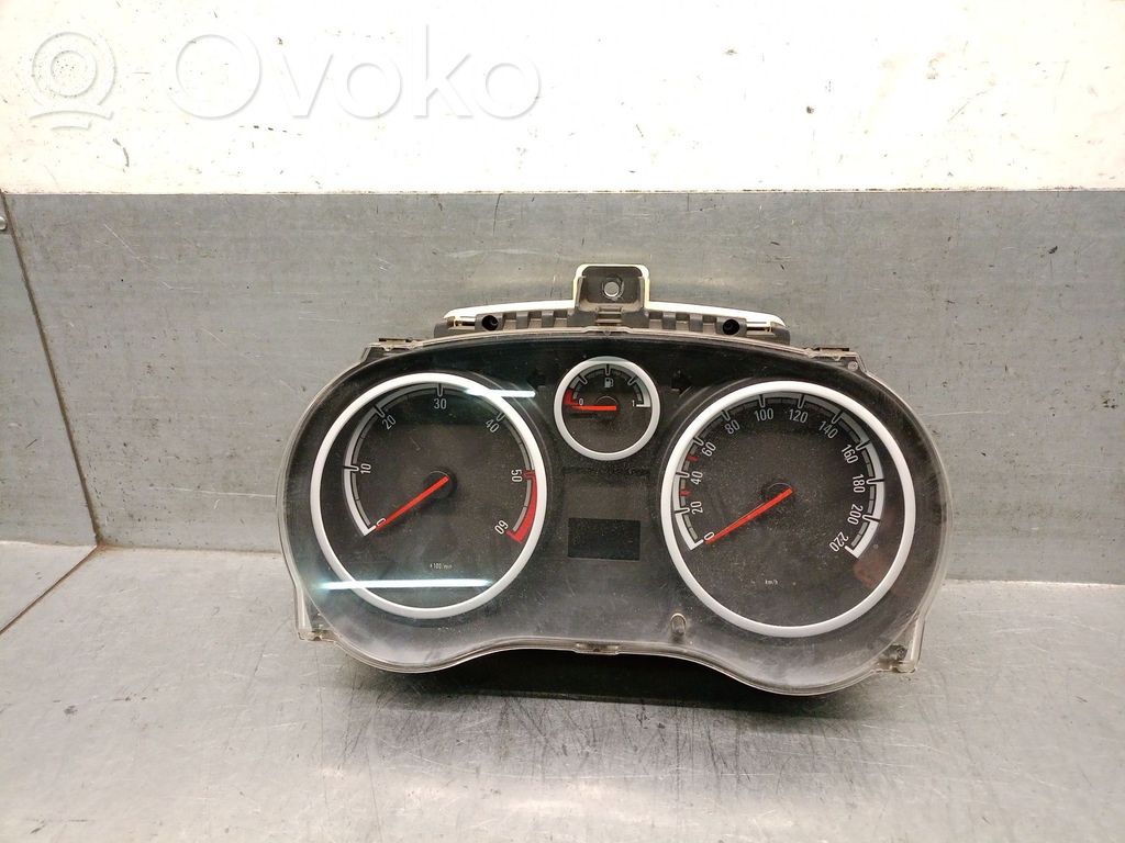 Opel Corsa D Compteur de vitesse tableau de bord 