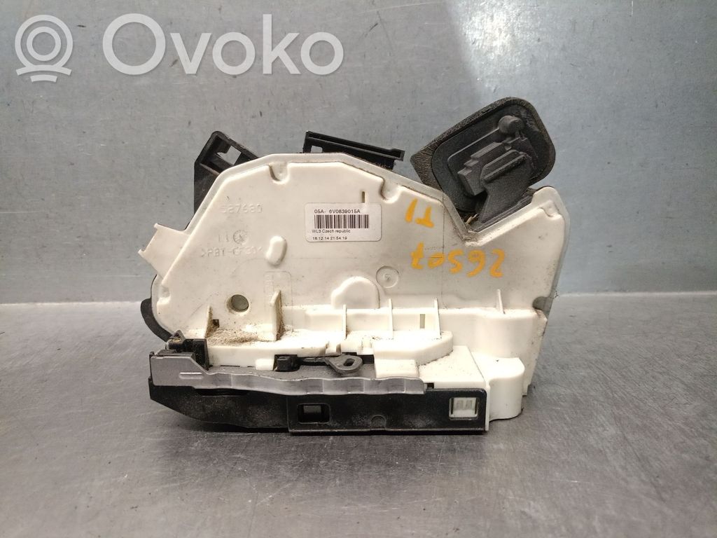 Skoda Fabia Mk3 (NJ) Takaoven lukko 
