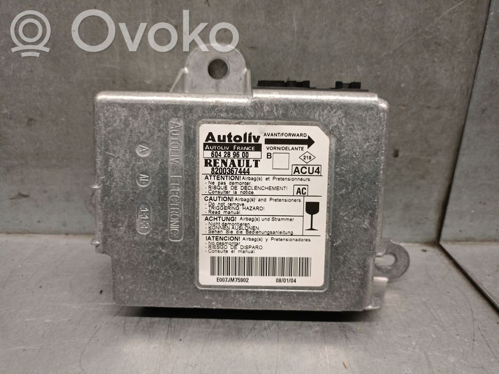Renault Megane II Unitate/modul de comandă airbaguri 