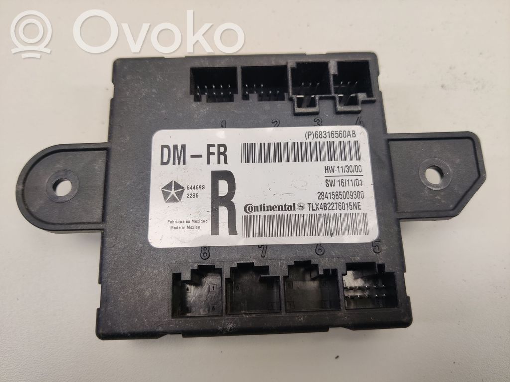 Unité de commande module de porte   68316560AB,P68316560AB