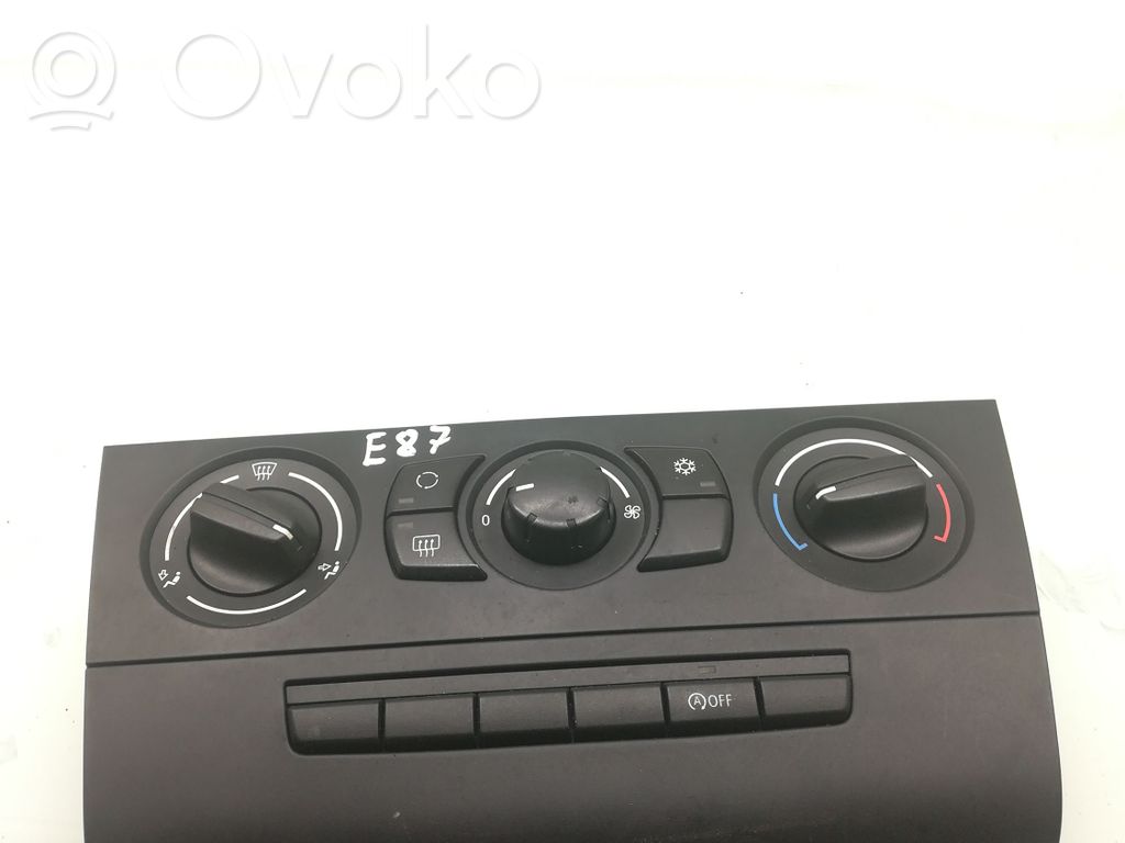 BMW 1 E81 E87 Climate control unit 