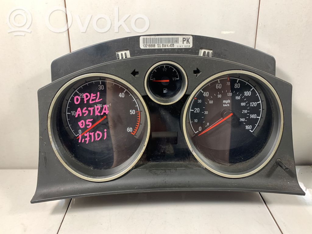 Opel Astra H Nopeusmittari (mittaristo) 