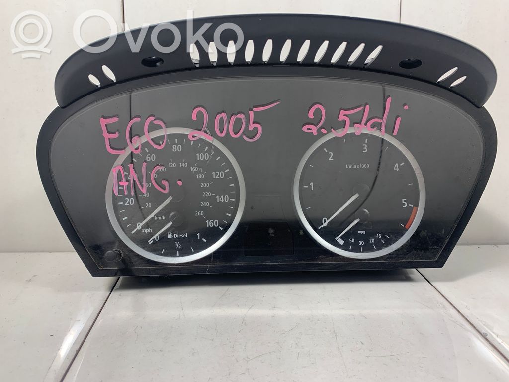 BMW 5 E60 E61 Speedometer (instrument cluster) 