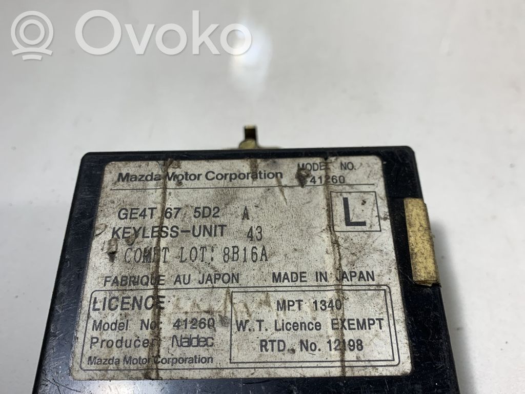 Mazda 626 Immobilizer control unit/module 