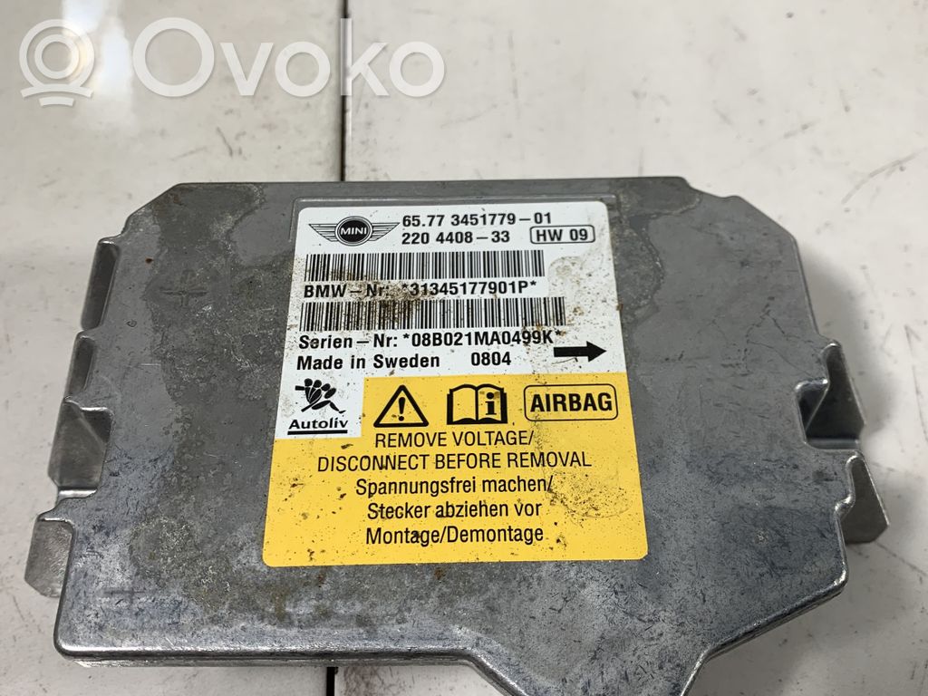 Airbag control unit/module   6577345177901