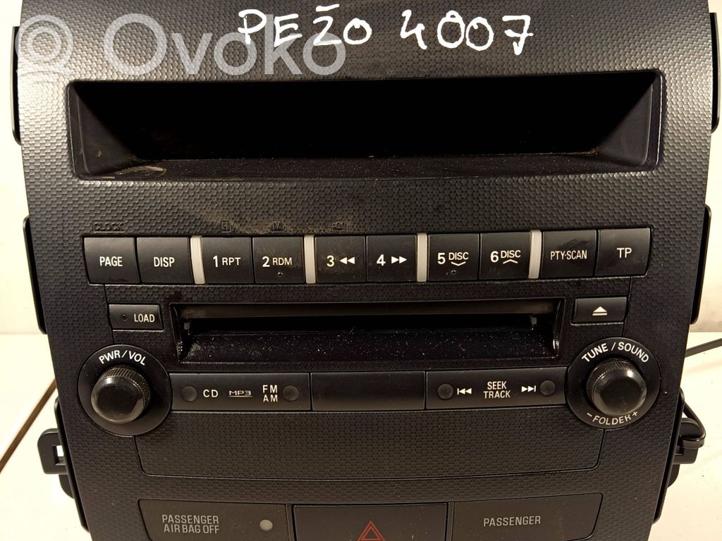 Peugeot 4007 Unitate principală radio/CD/DVD/GPS 