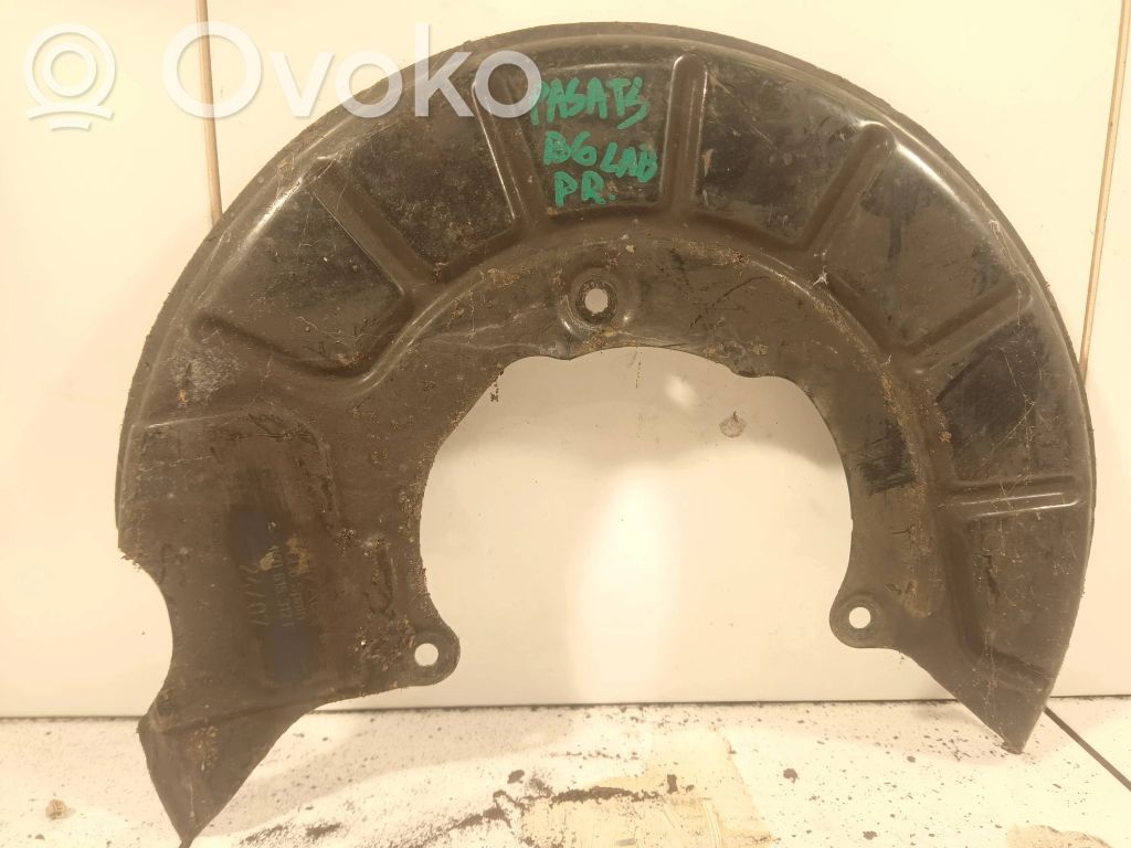 Volkswagen PASSAT B6 Osłona przedniej tarczy hamulcowej 