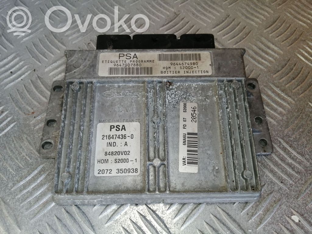 Citroen Xsara Picasso Engine control unit/module 