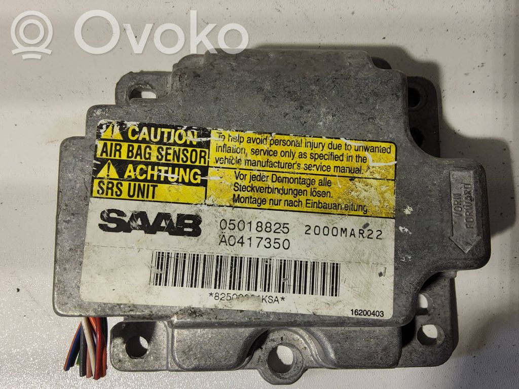 Saab 9-5 Airbag control unit/module 