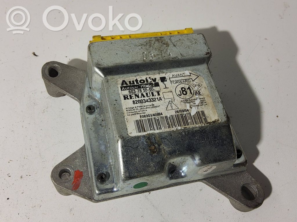 Renault Espace -  Grand espace IV Airbag control unit/module 