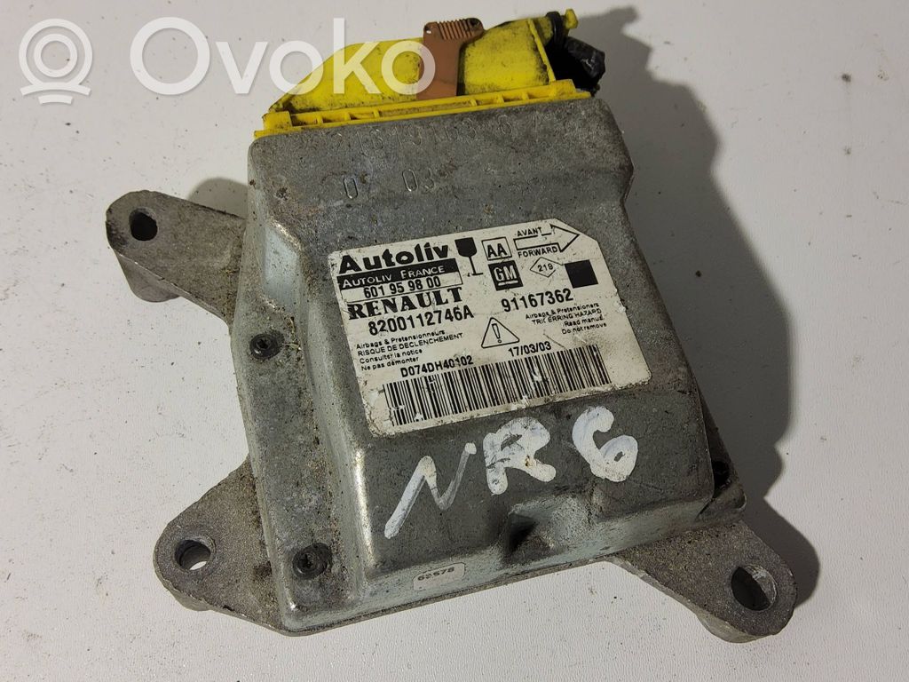 Nissan Primastar Airbag control unit/module 