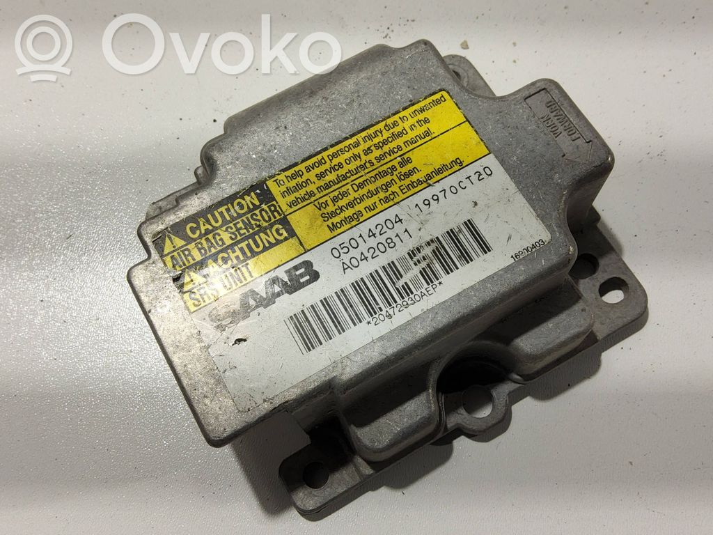 Saab 9-5 Airbag control unit/module 