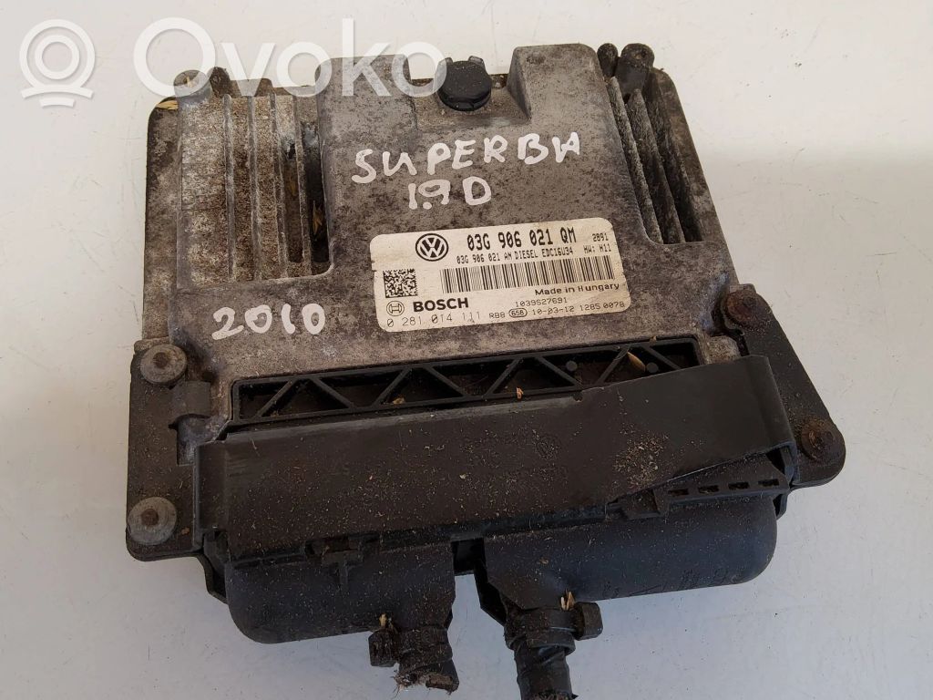 Skoda Superb B6 (3T) Engine control unit/module 