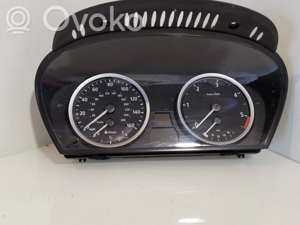BMW 5 E60 E61 Spidometrs (instrumentu panelī) 