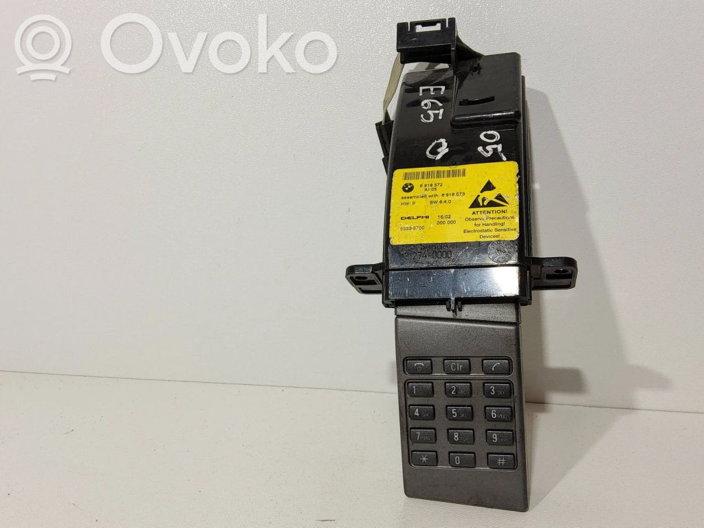 BMW 7 E65 E66 Tālruņa tastatūra 