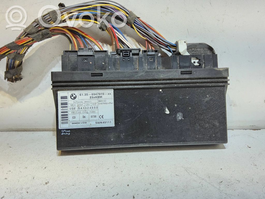 BMW 5 E60 E61 Komforto modulis 