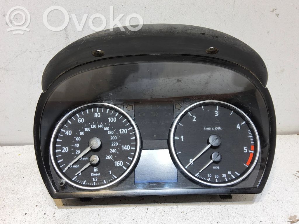 BMW 3 E90 E91 Speedometer (instrument cluster) 