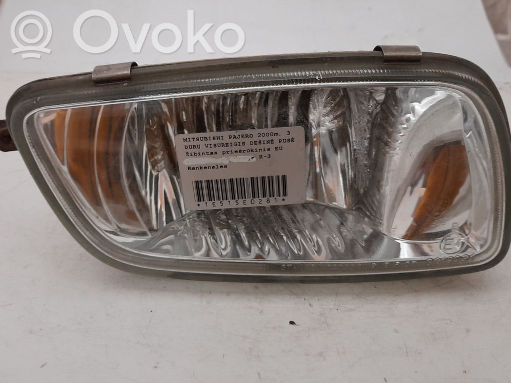 Mitsubishi Pajero Priešrūkinis žibintas priekyje 