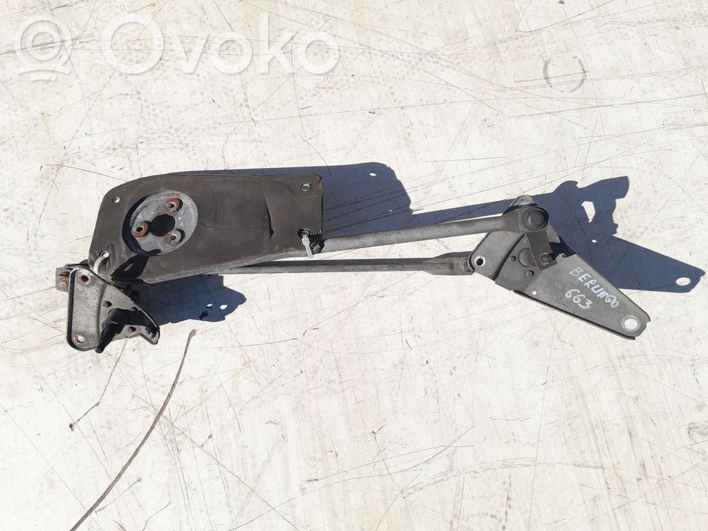 Citroen Berlingo Motor y varillaje del limpiaparabrisas delantero 