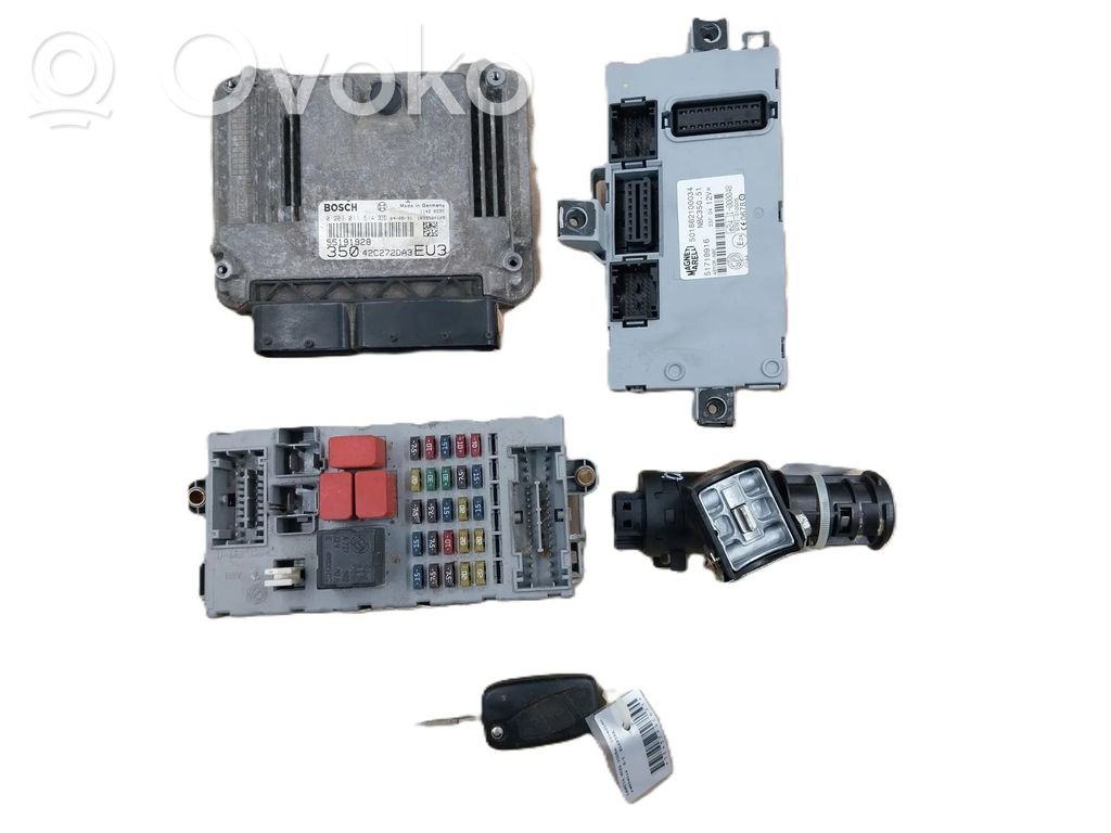 Lancia Musa Engine ECU kit and lock set 