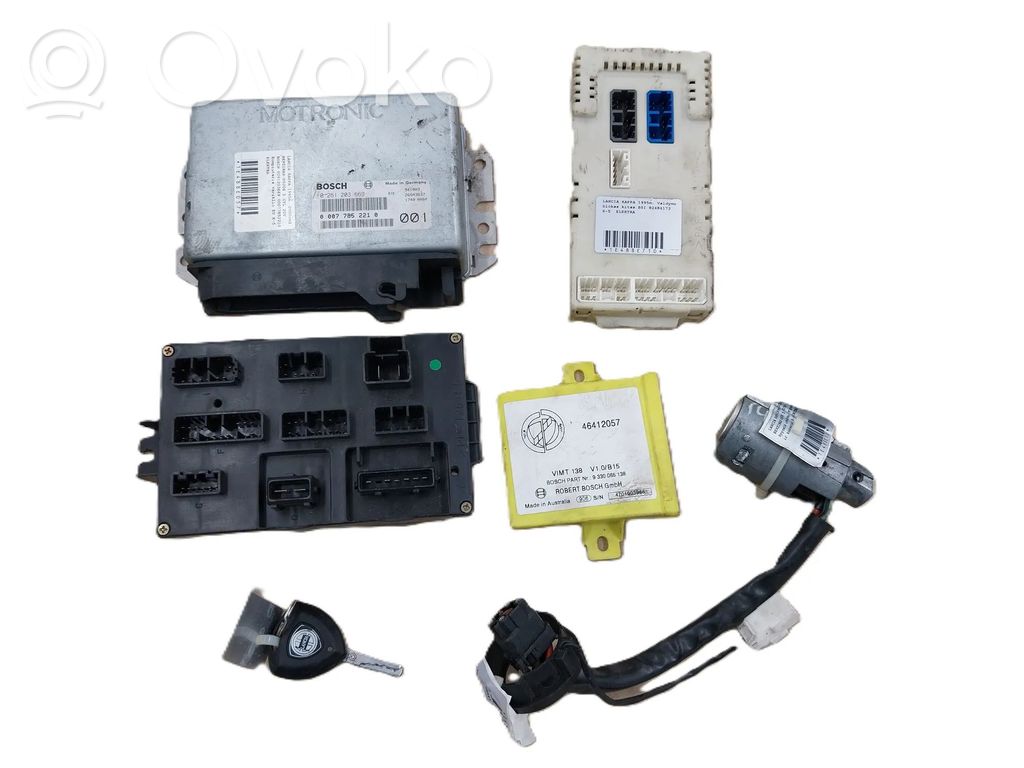 Lancia Kappa Engine ECU kit and lock set 