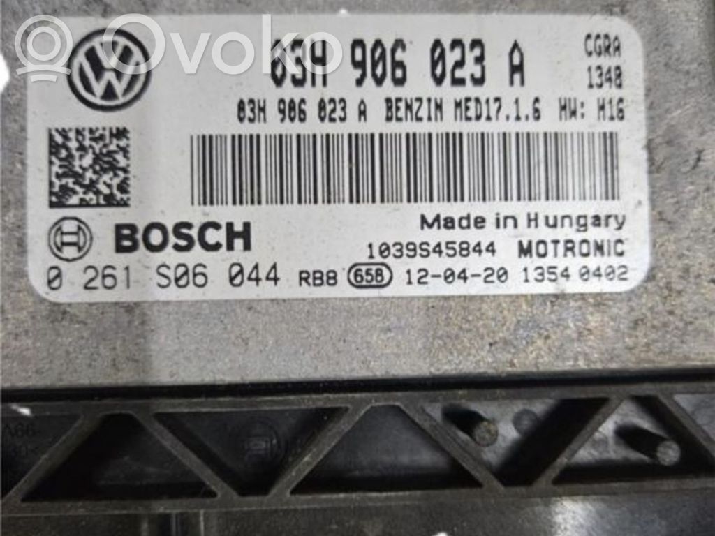 Engine control unit/module   03H906023A,0261S06044