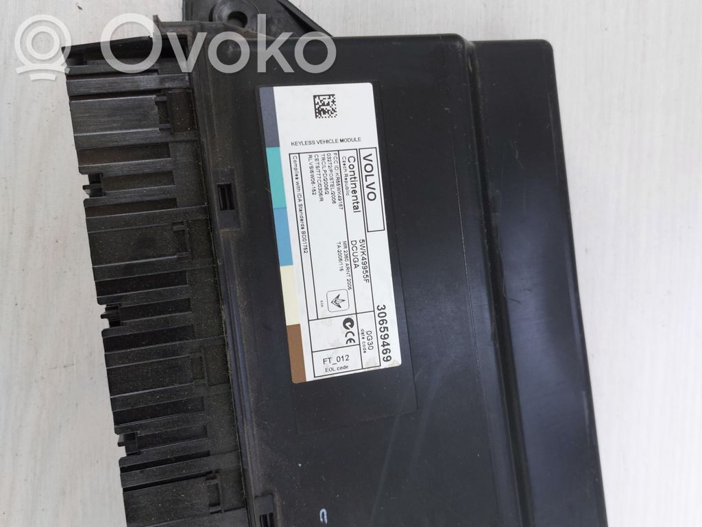Keyless (KESSY) go control unit/module   30659469