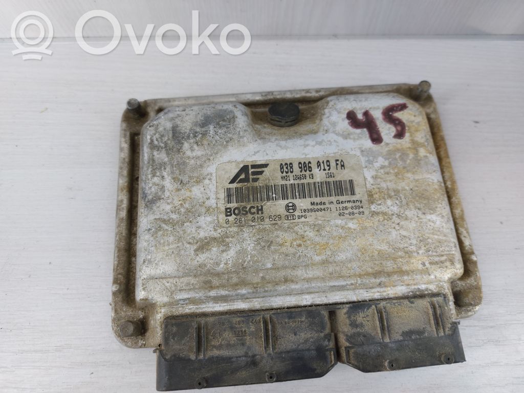 Engine control unit/module   038906019FA,0281010629