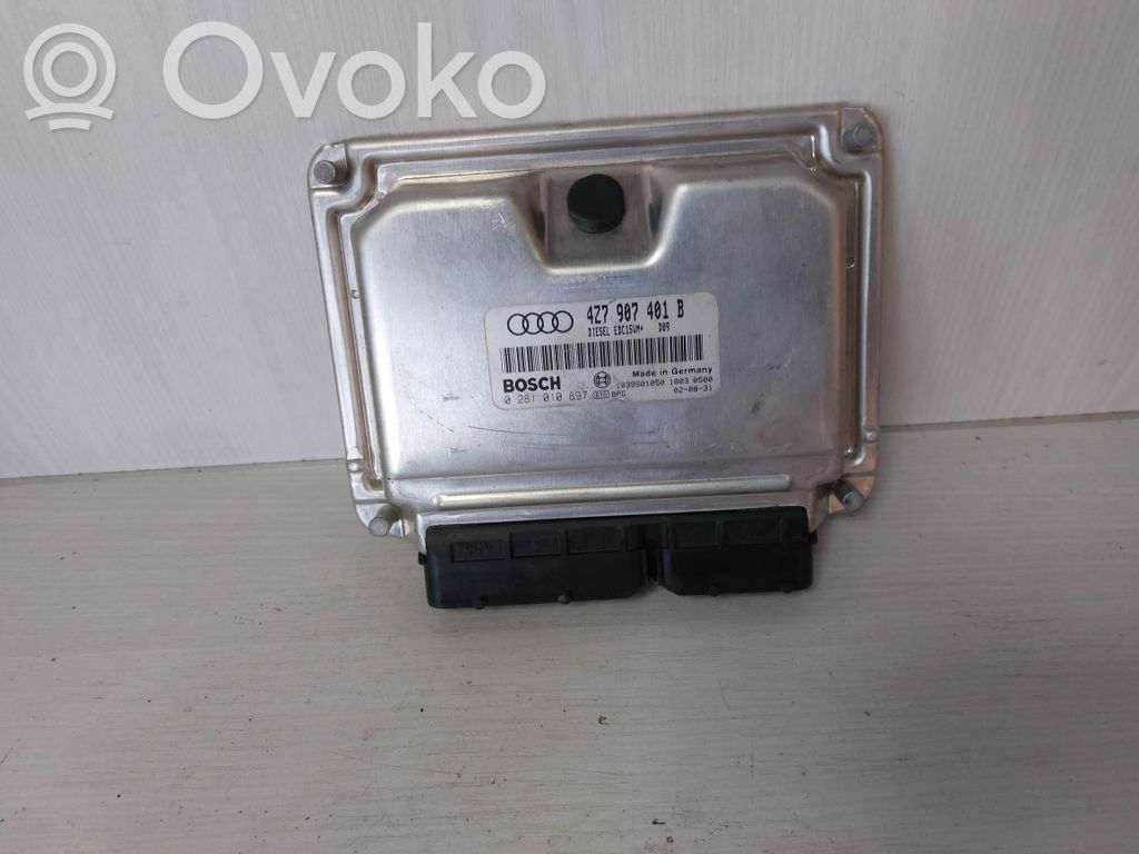 Engine control unit/module   4Z7907401B,0281010897