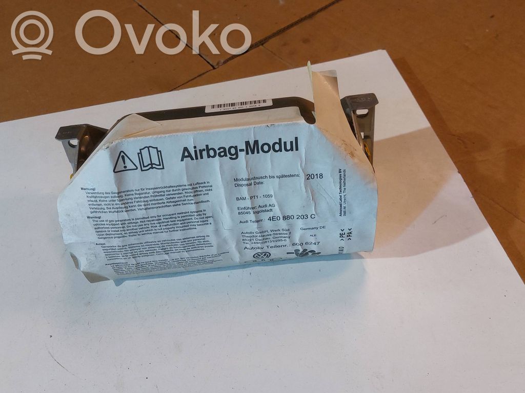 Audi A8 S8 D3 4E Matkustajan turvatyyny 
