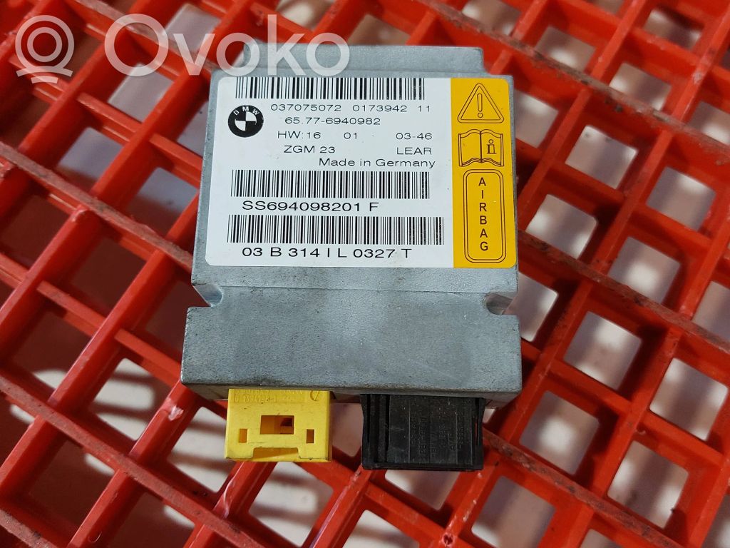 BMW 7 E65 E66 Module de contrôle airbag 