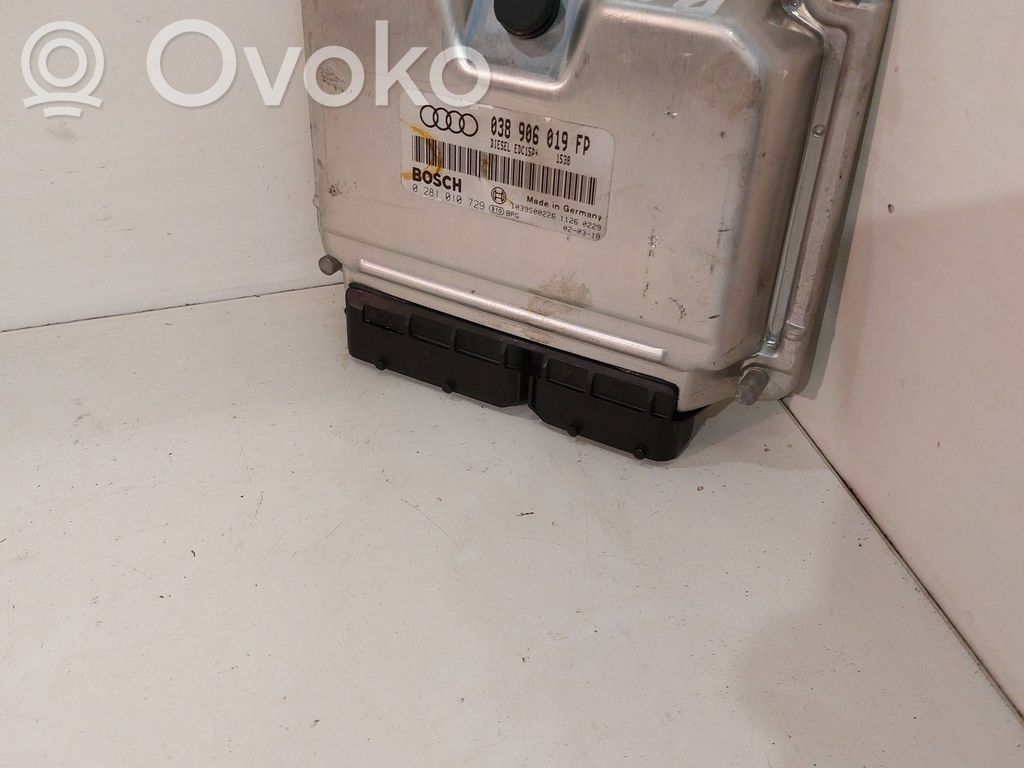 Engine control unit/module   038906019FP,1039S00226,0281010729