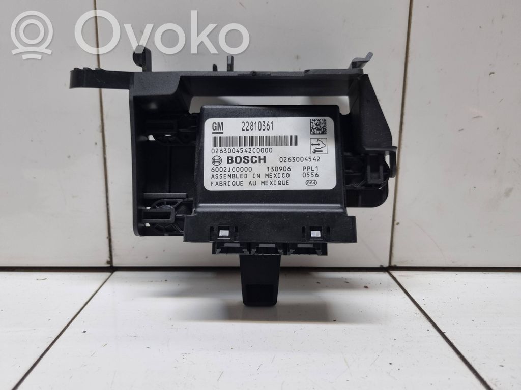 Opel Astra J Parking PDC control unit/module 