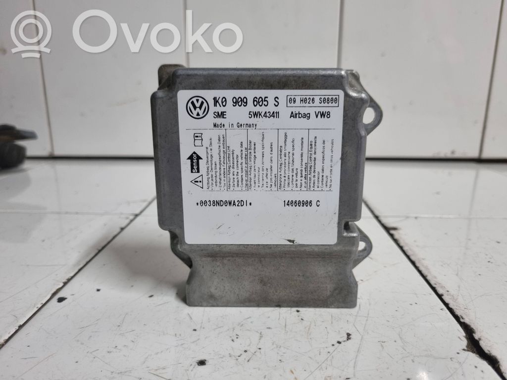 Skoda Octavia Mk2 (1Z) Sterownik / Moduł Airbag 