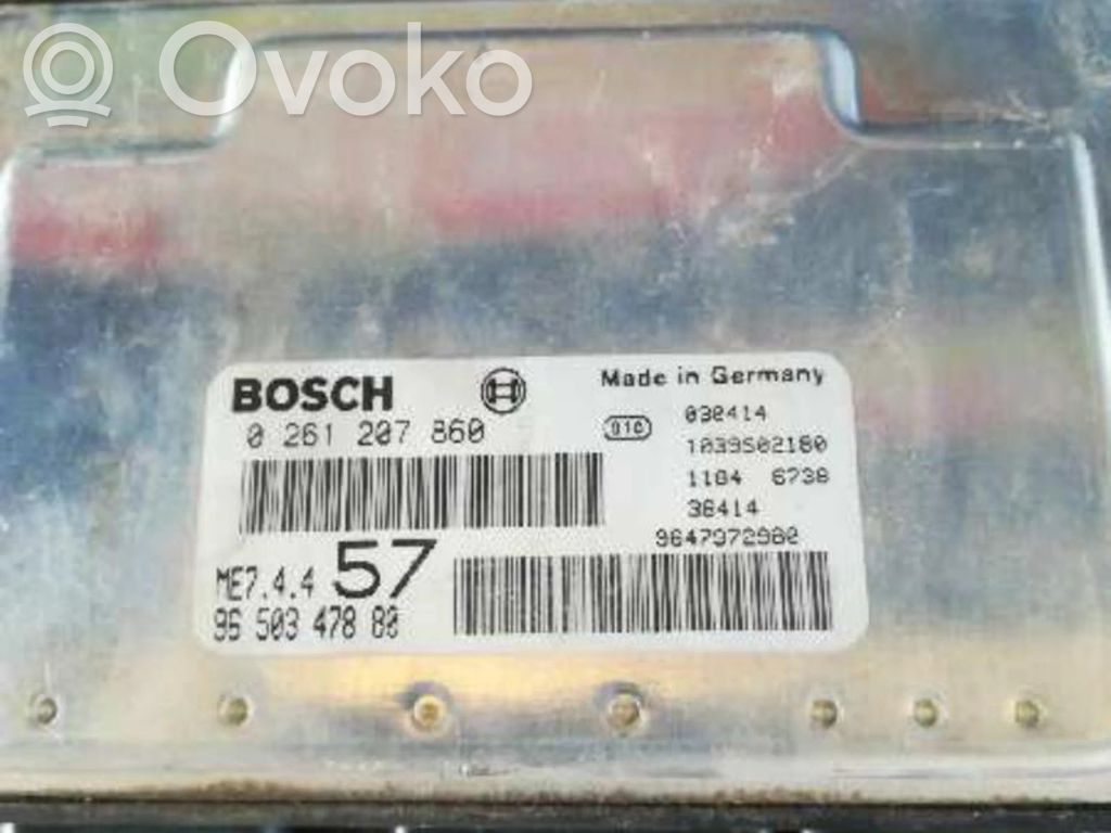 Citroen C3 Engine control unit/module ECU 