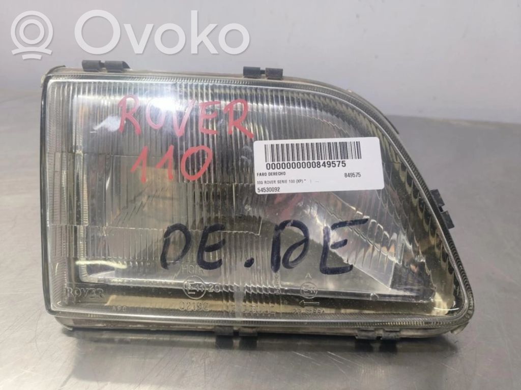 Rover 100 Priekinis žibintas 