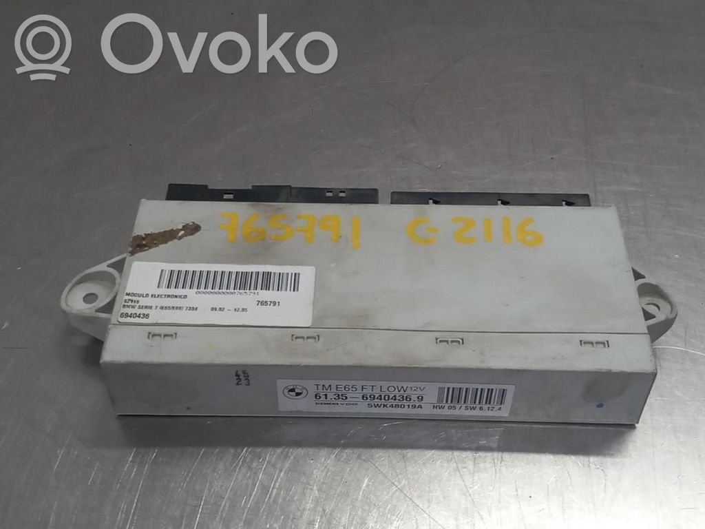 BMW 7 E65 E66 Engine control unit/module 