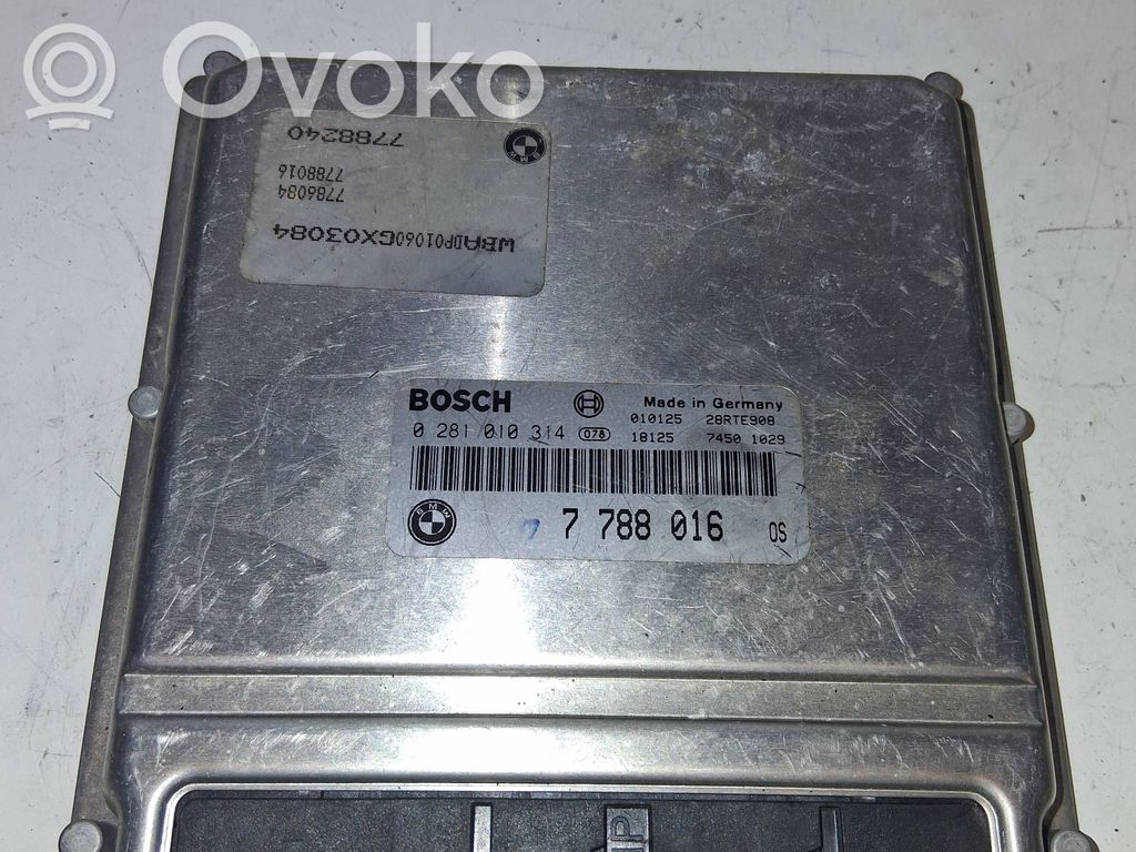 Engine control unit/module   28RTE908,7788016,0281010314