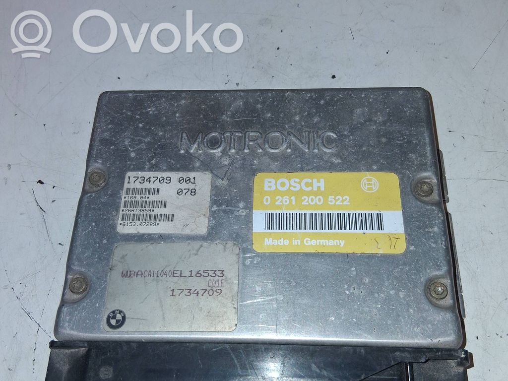Unidad de control/módulo del motor   0261200522