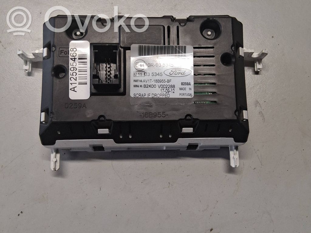Ford B-MAX Screen/display/small screen 