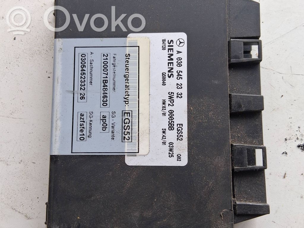Gearbox control unit/module   A0305452332,5WP20005BB,2100071B484630