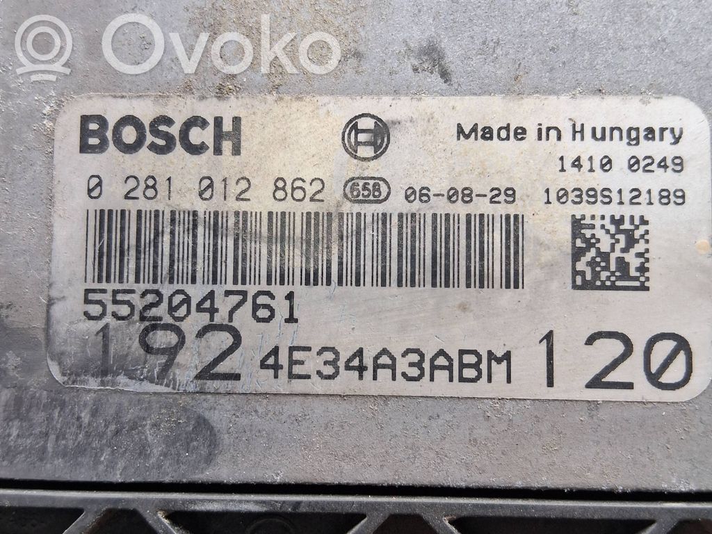Fiat Stilo Engine control unit/module 