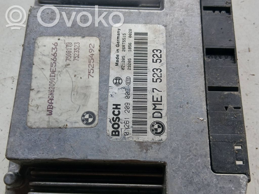 BMW 7 E65 E66 Engine control unit/module 