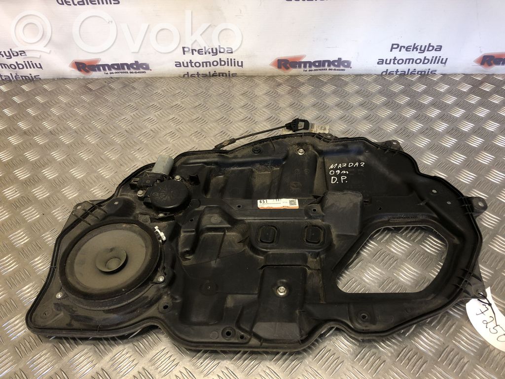 Mazda 2 Front door window regulator with motor 