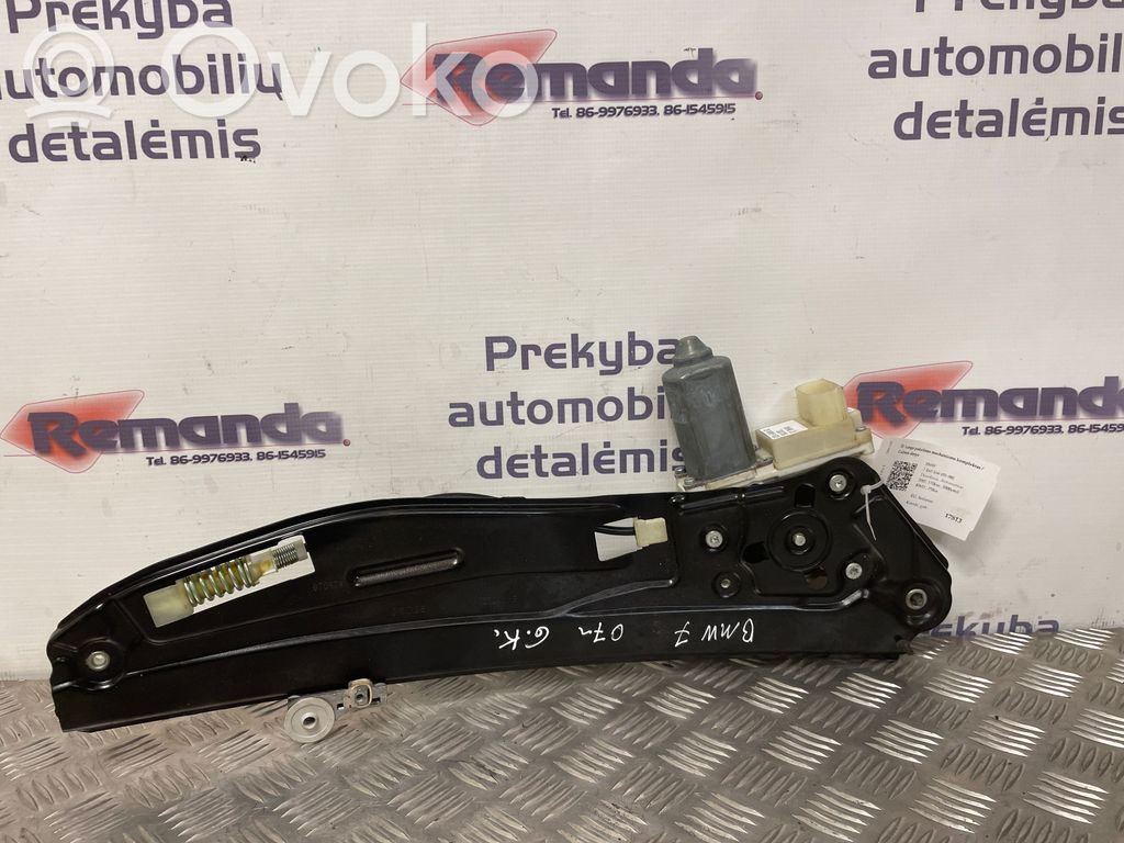 Regulador de puerta trasera con motor   7202481E