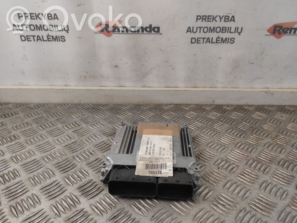 BMW X3 E83 Engine control unit/module 