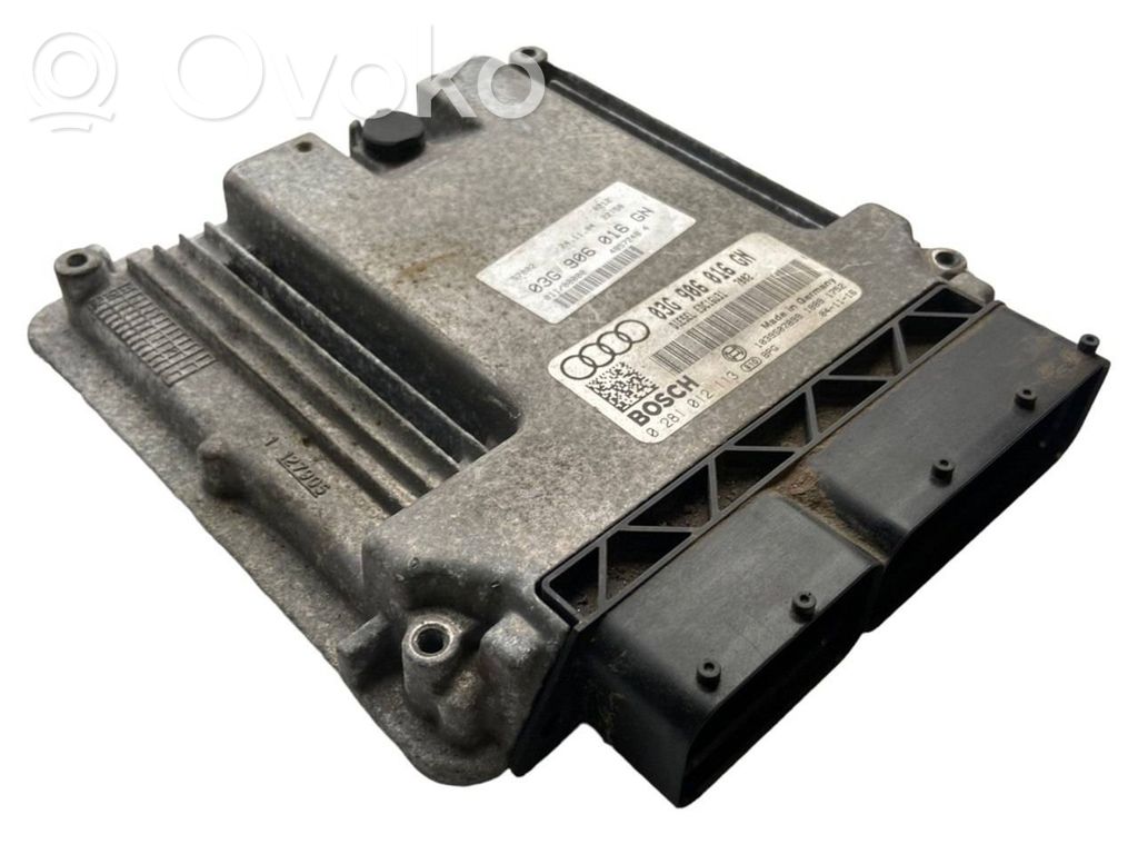 Engine control unit/module   03G906016GN,1039S07899,0281012113