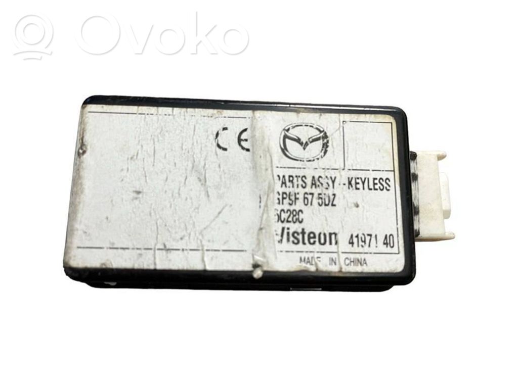 Keyless (KESSY) go control unit/module   GPSF675DZ,4197140,5C28C