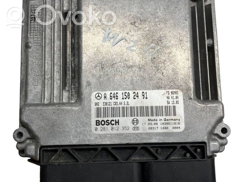 Mercedes-Benz E W211 Engine control unit/module 